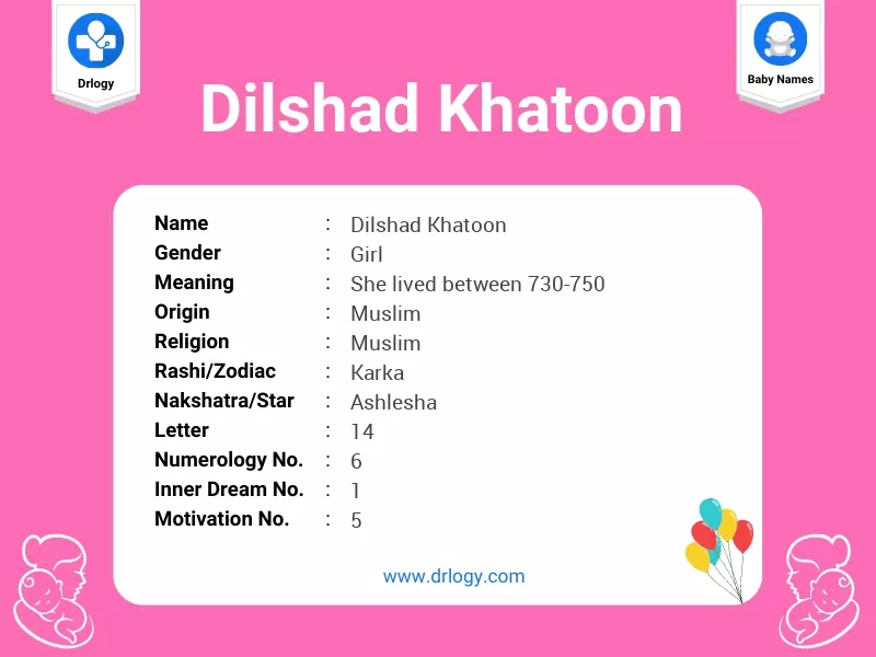 Dilshad Khatoon Name Meaning
